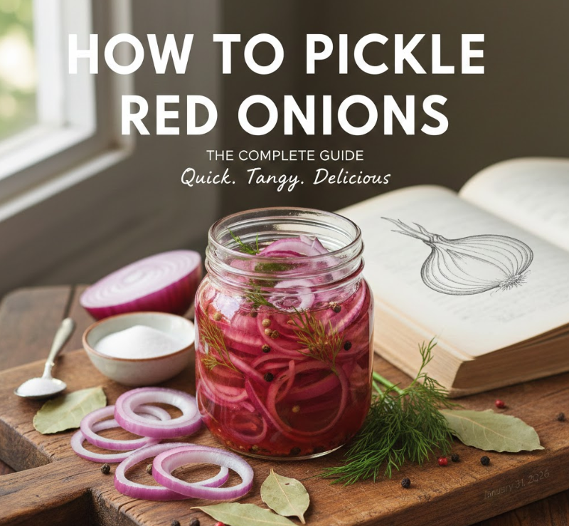How to Pickle Red Onions