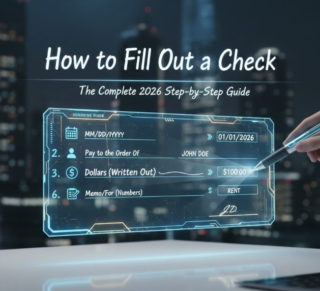 how to fill out a check