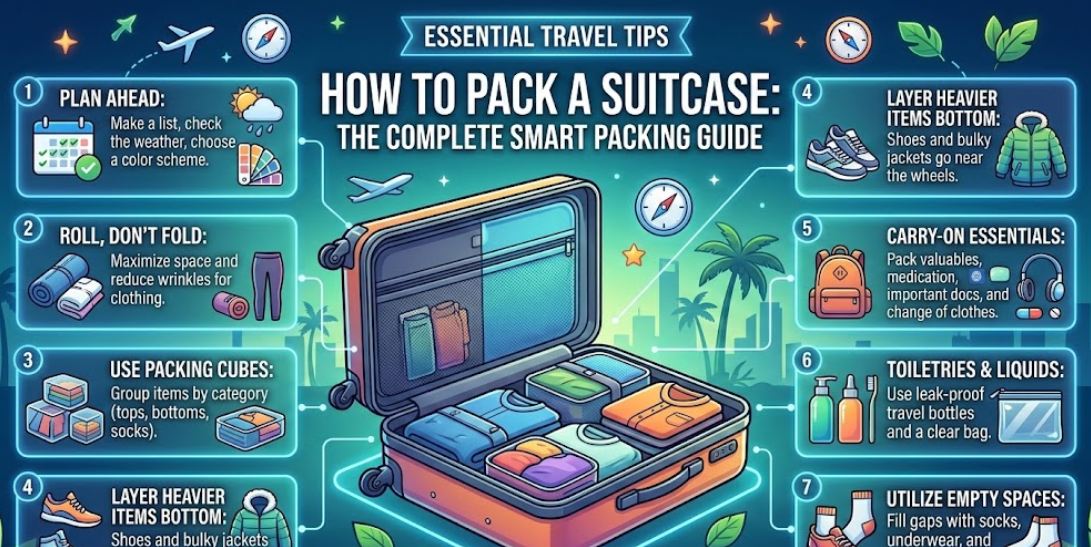 How to Pack a Suitcase