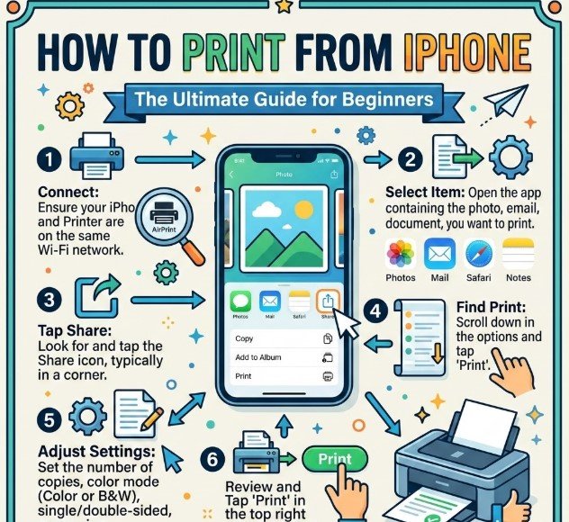 How to Print from iPhone